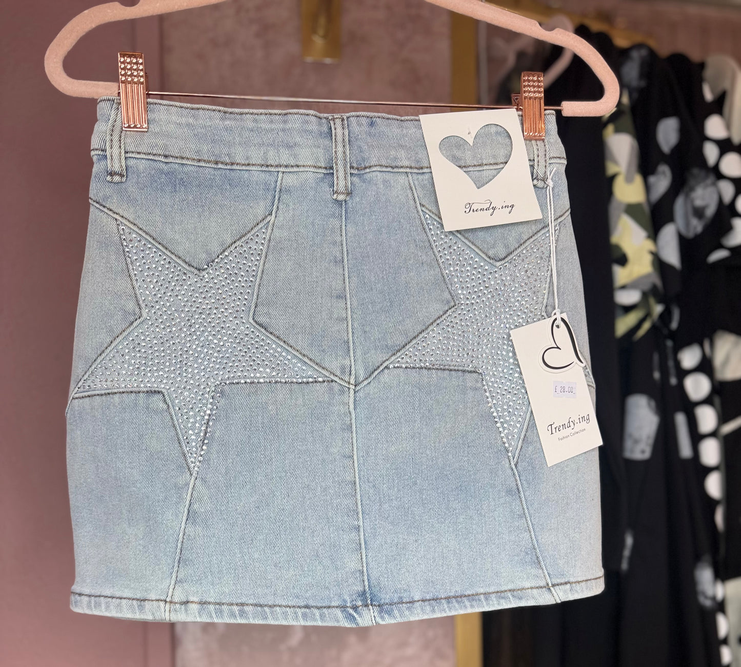 Denim skort ⭐