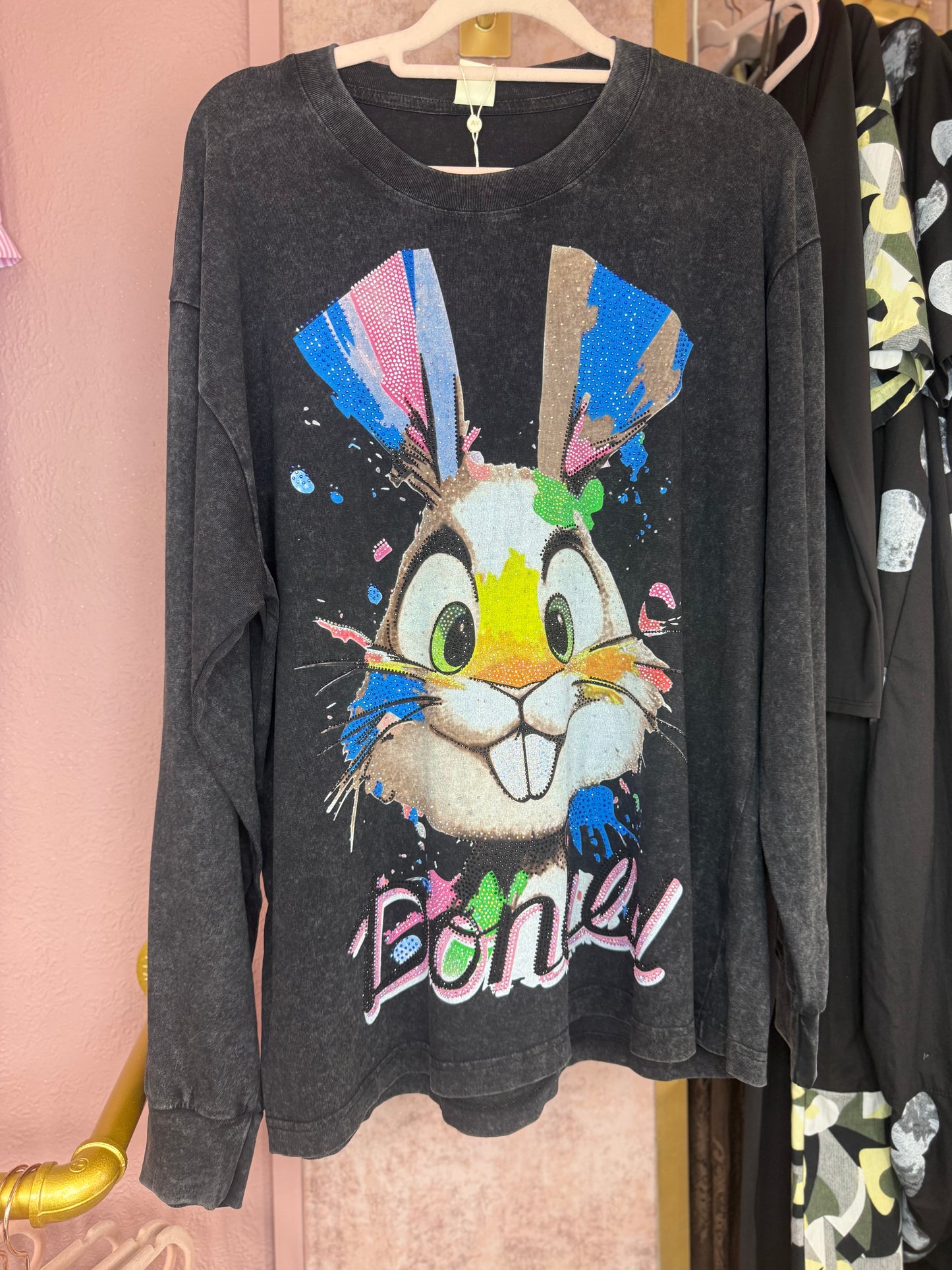 Bling bunny sweatshirt â¨đ°