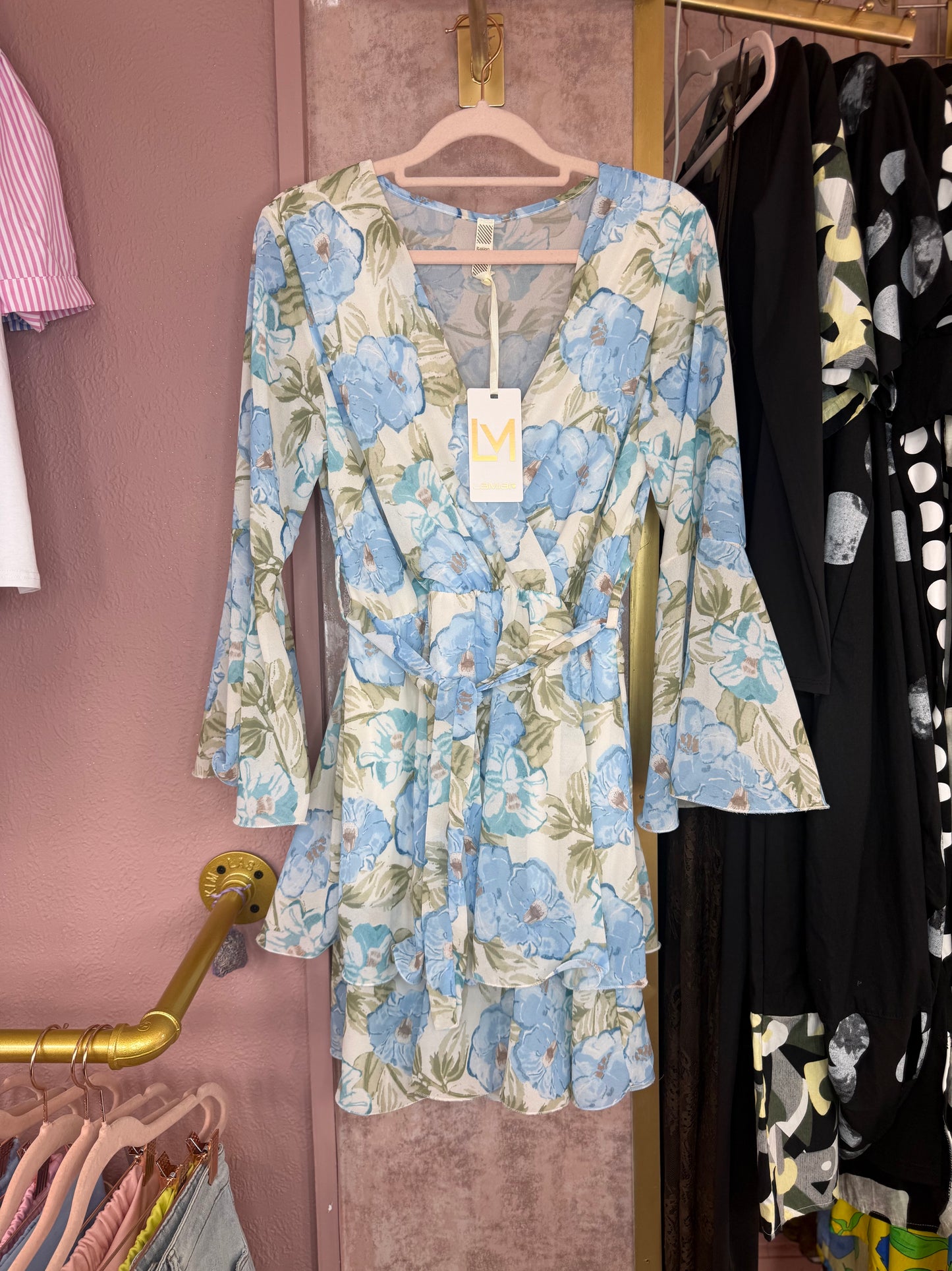 Blue floral dress ššø
