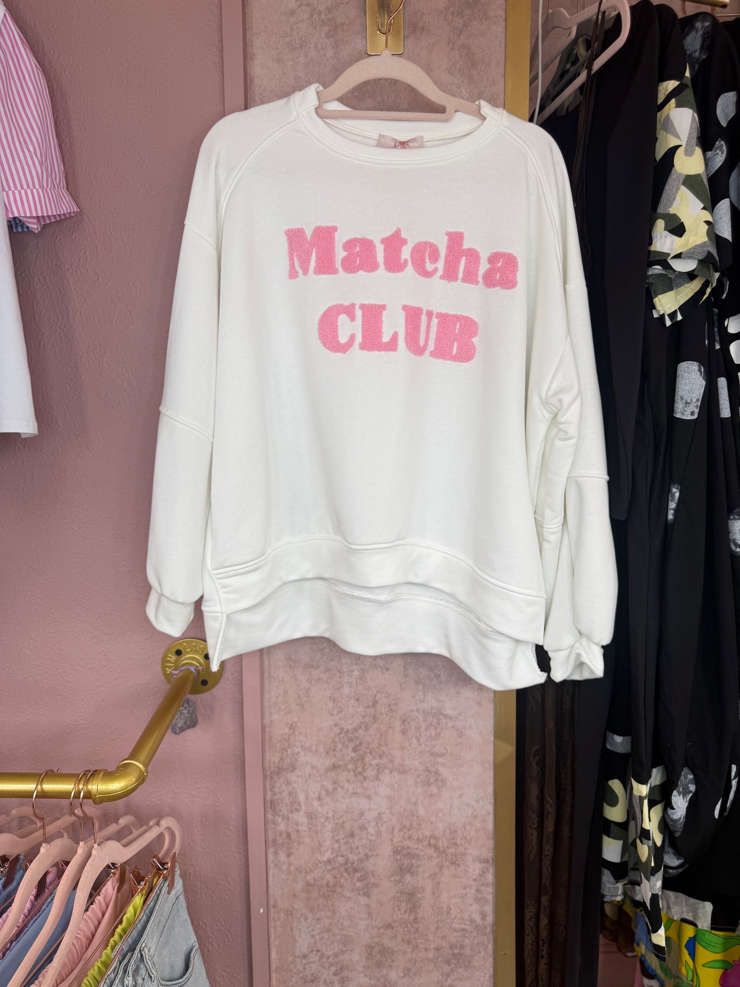 Matcha Club sweatshirt š