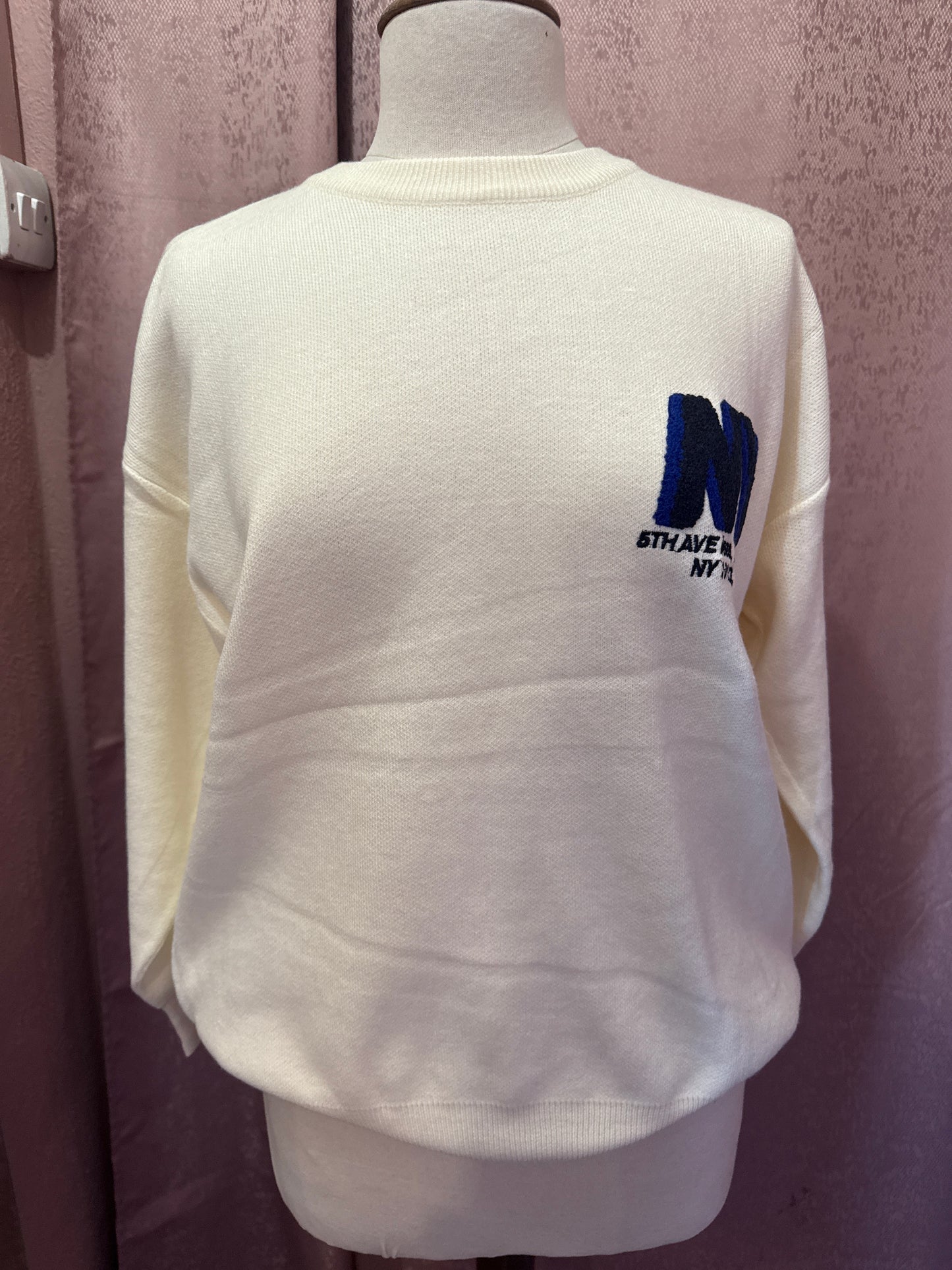 NY Graphic Knit Sweater