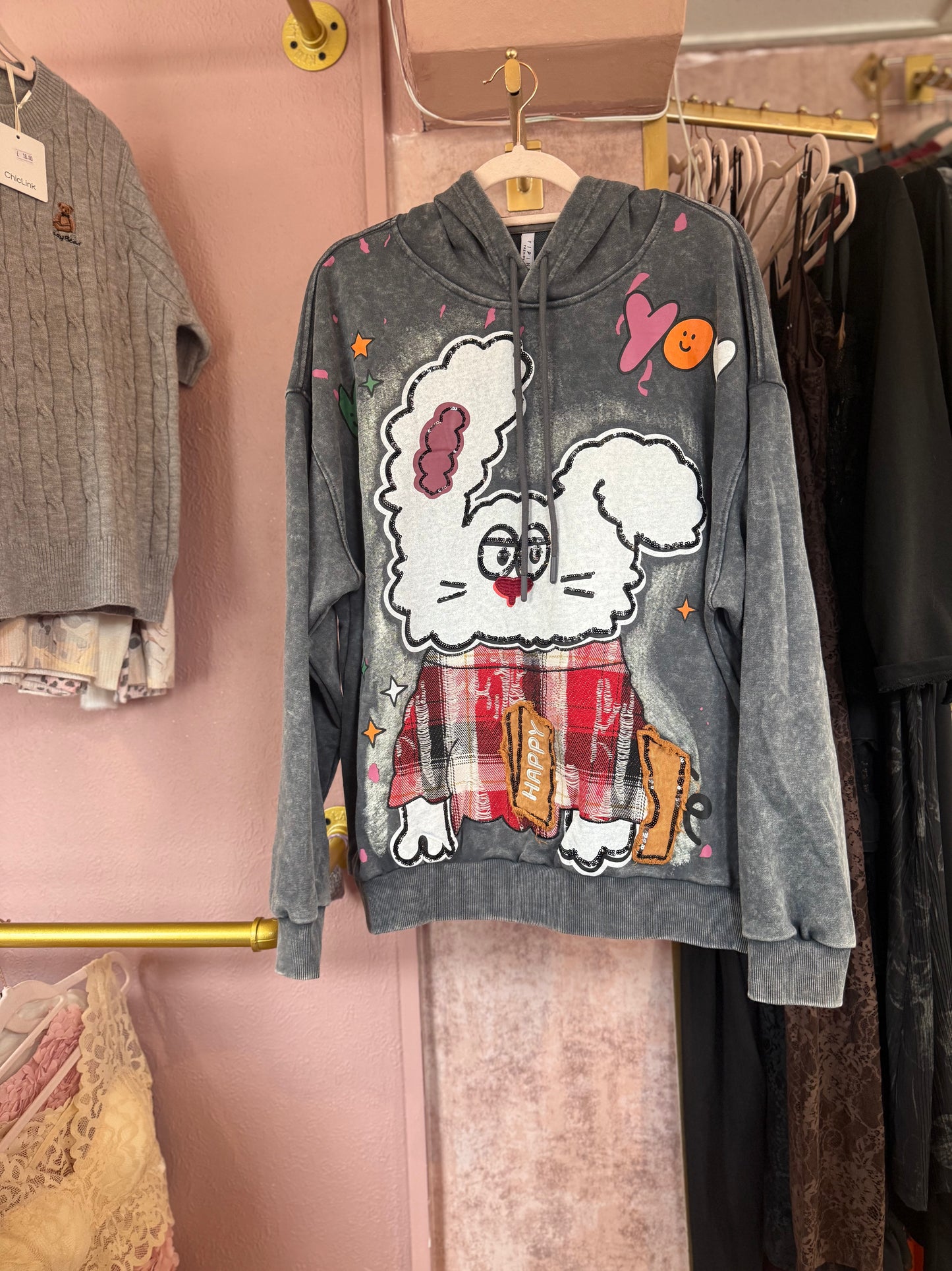 Rabbit Graphic Hoodie