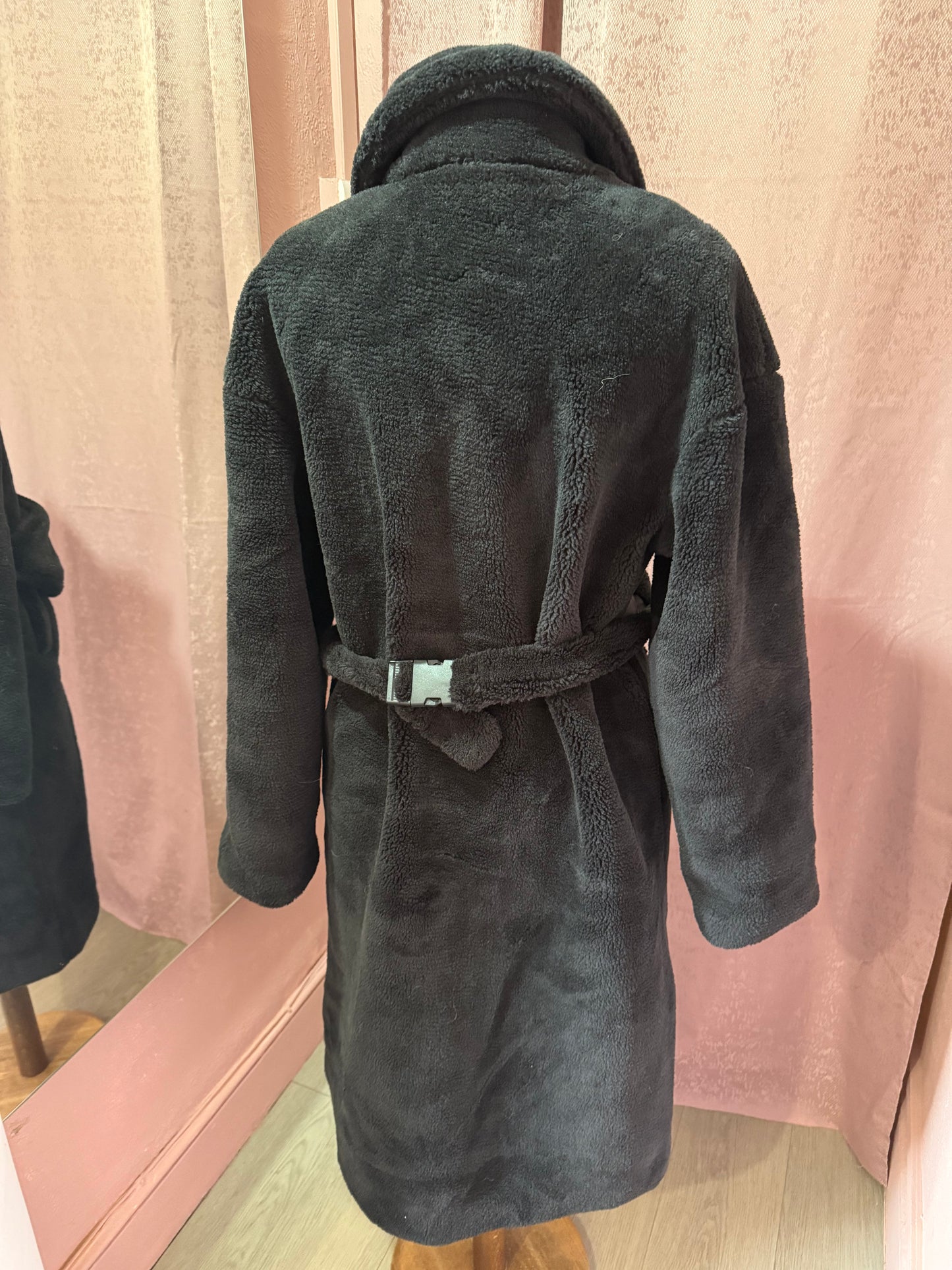 Teddy Bear Coat with Belt Bag