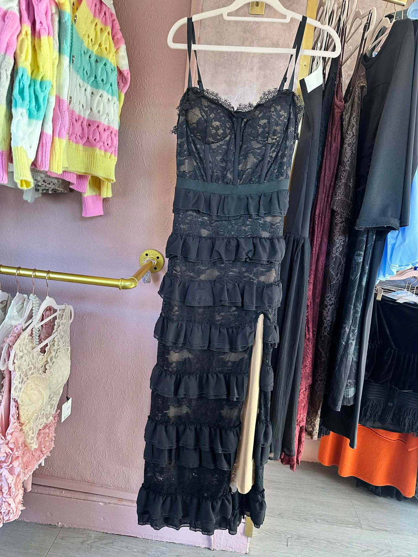 Black Lace Dress