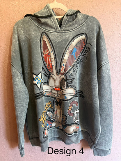 Insulated Velour Graphic Hoodie