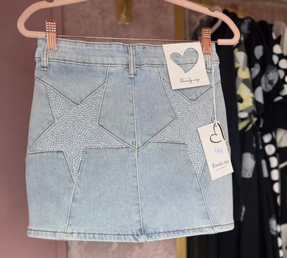 Denim skort ⭐
