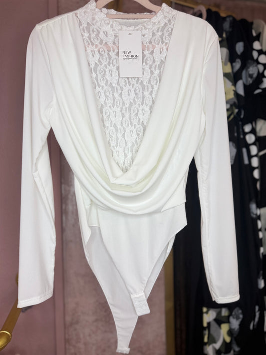 White lace body