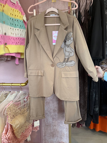 Mickey Detail Suit Set