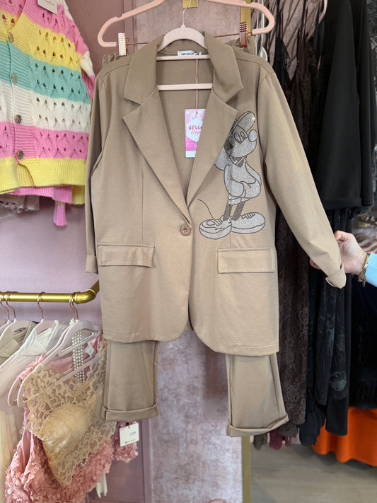 Mickey Detail Suit Set