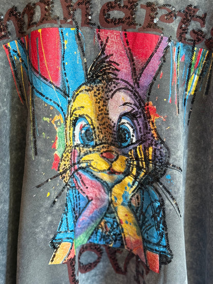 Insulated Velour Graphic Hoodie