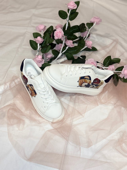 Teddy Print Sneakers