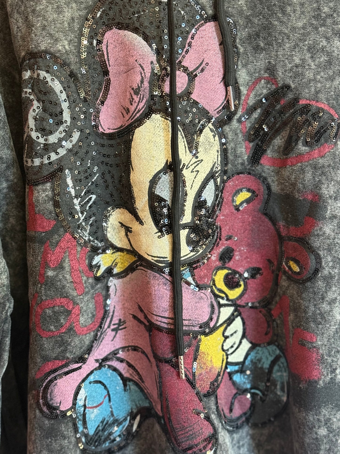 Insulated Velour Graphic Hoodie