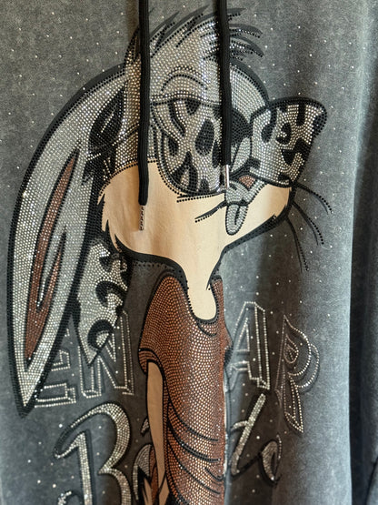 Oversized Printed Hoodie