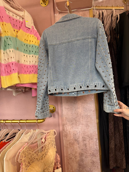 Studded Denim Jacket