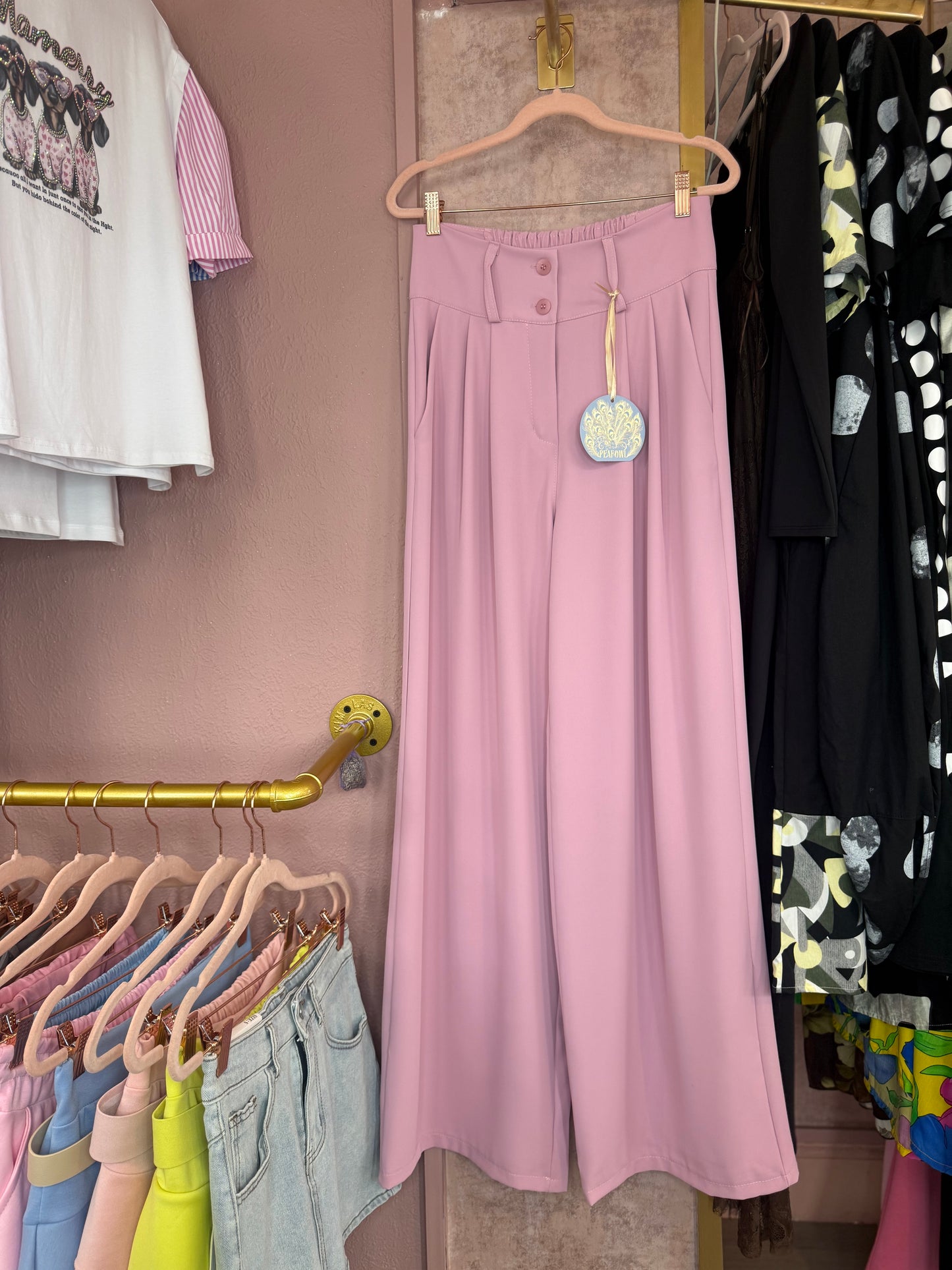 Extra long wide-leg trousers 💕
