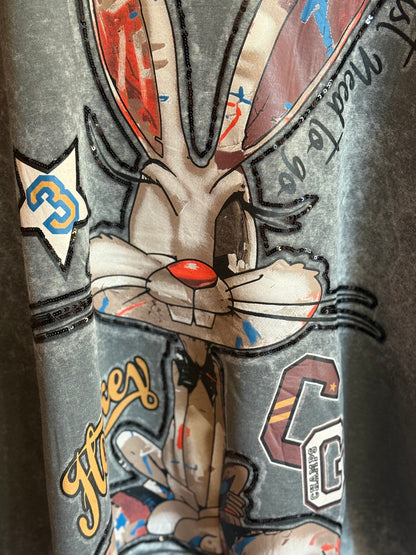 Insulated Velour Graphic Hoodie