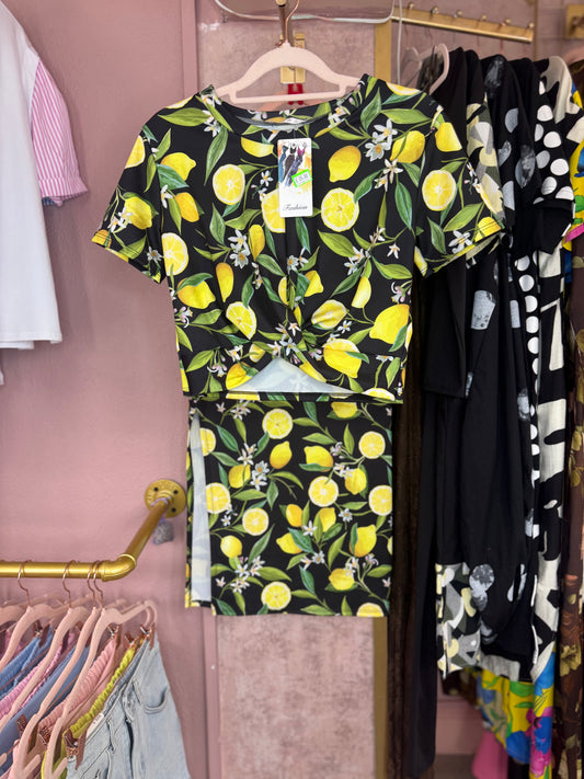 Lemon print co-ord set 🍋
