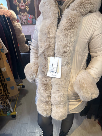 Reversible Luxe Fur Trim Jacket