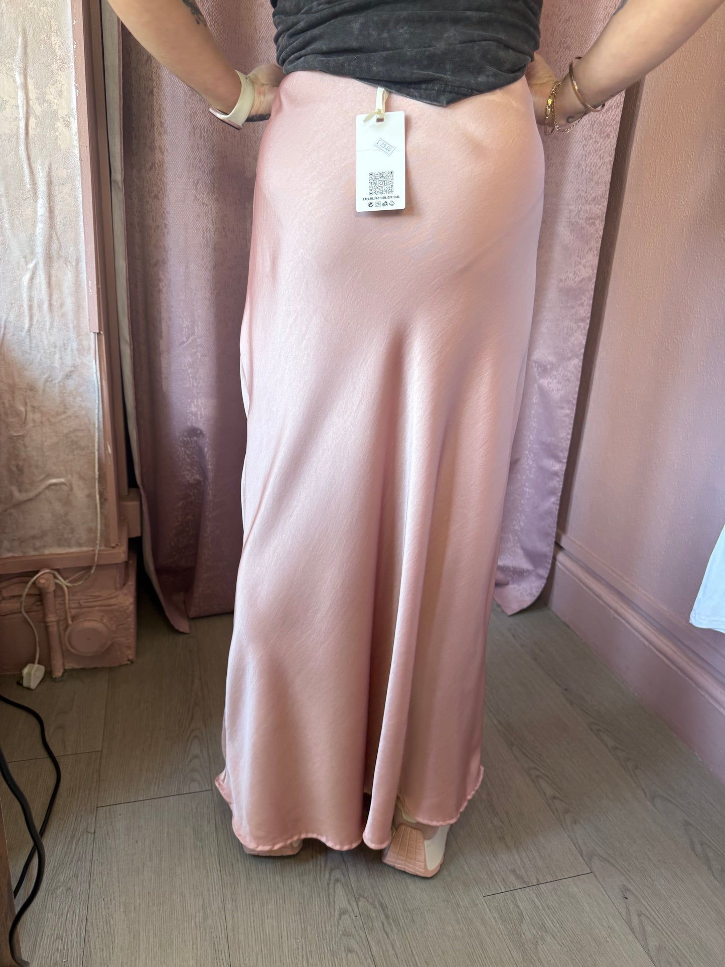 Satin Maxi Skirt ✨