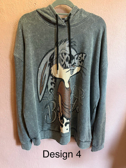 Oversized Printed Hoodie