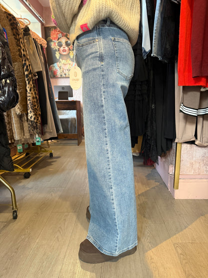 High-Waist Wide Leg Jeans