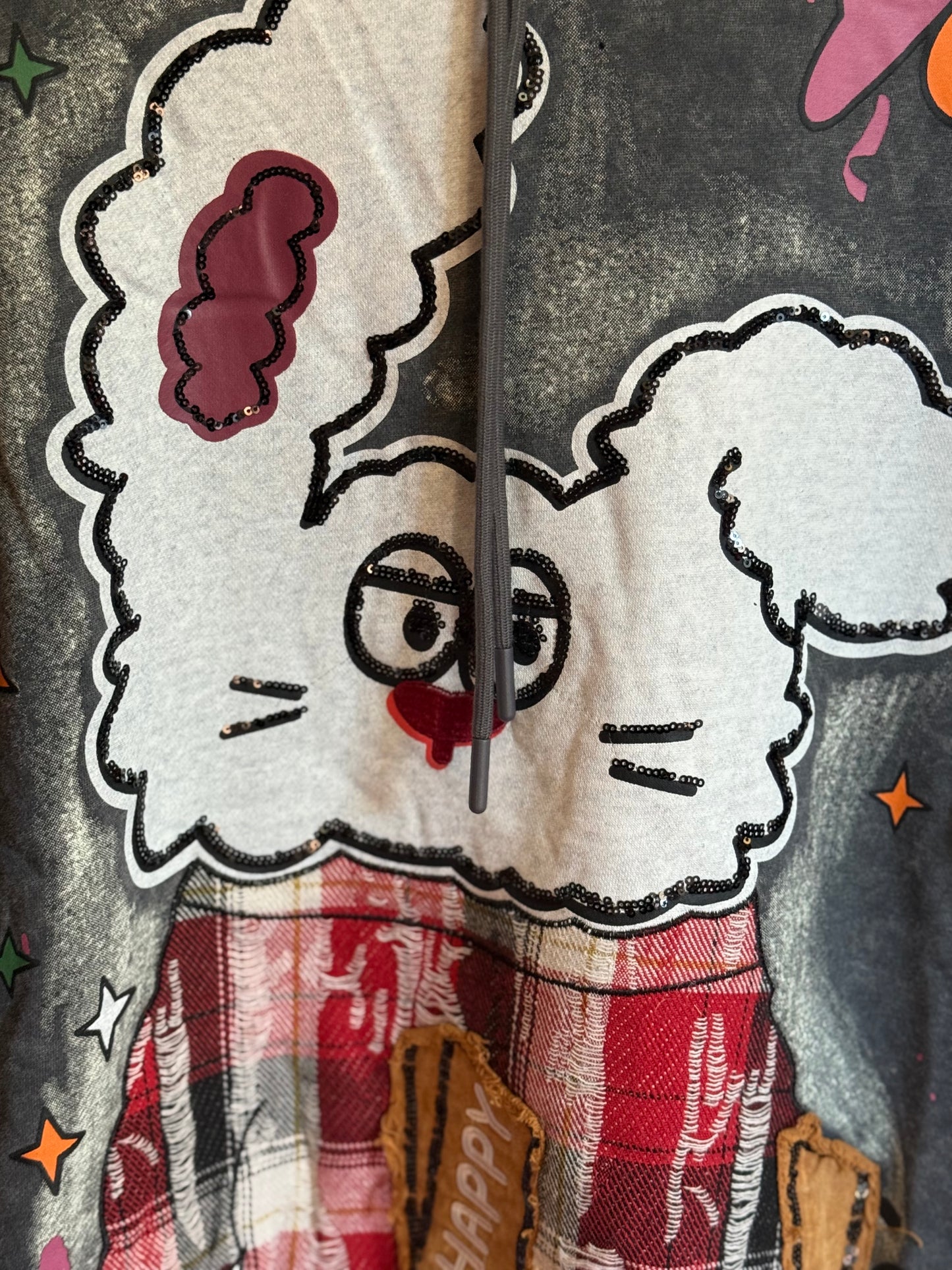 Oversized Printed Hoodie