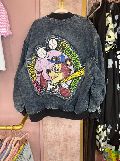 Street-style denim jacket 💙