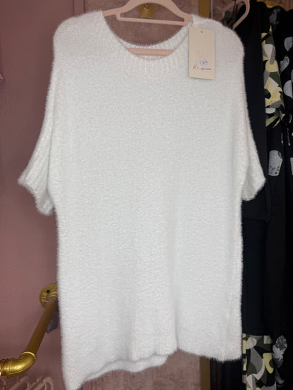 Alpaca knit top 💙