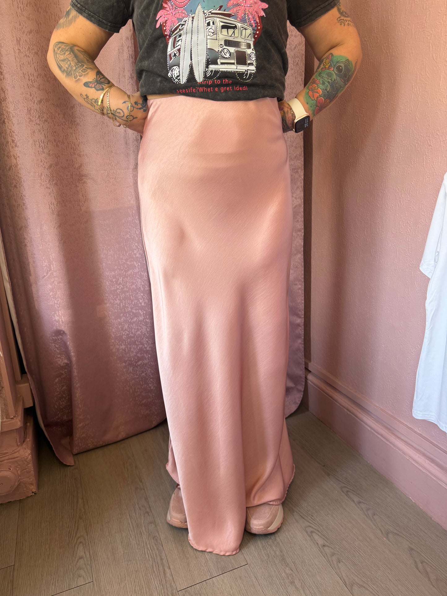 Satin Maxi Skirt ✨