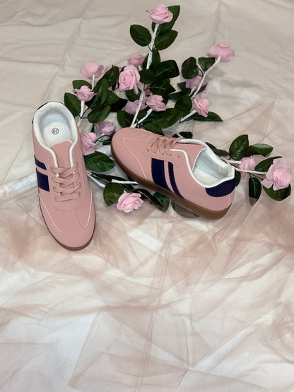 Retro Pink Casual Sneakers