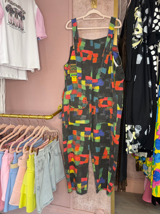 Colour pop dungarees