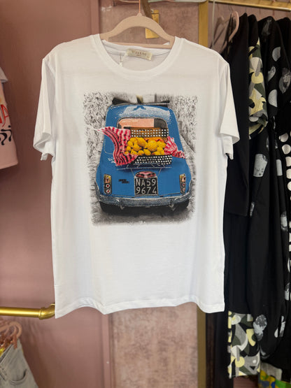 Car Print T-Shirt