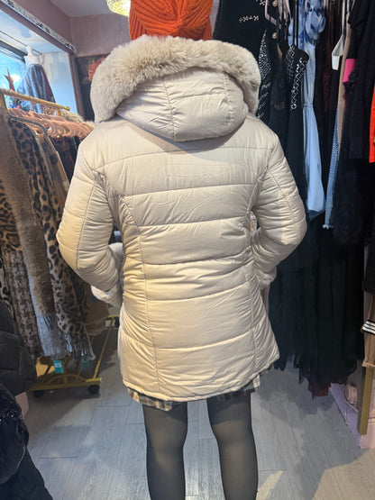Reversible Luxe Fur Trim Jacket