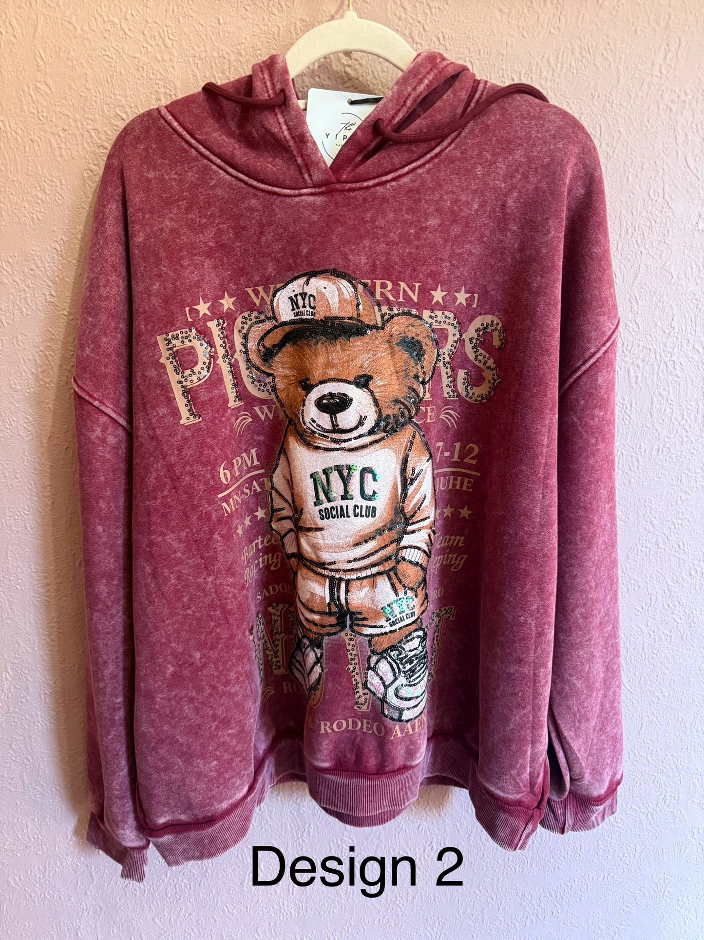 Insulated Velour Graphic Hoodie