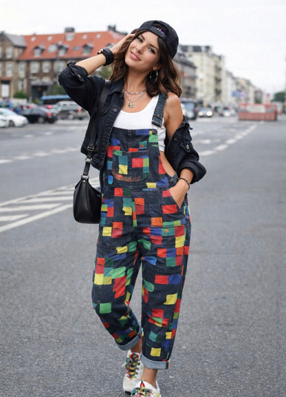 Colour pop dungarees