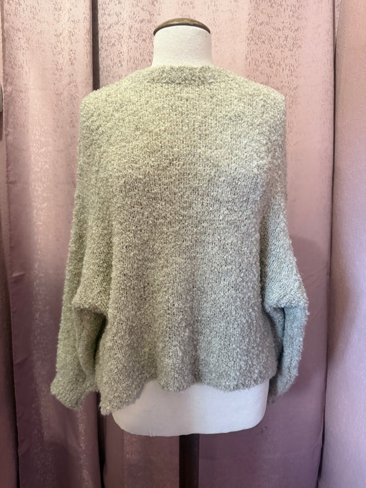 Soft Textured Oversized Knit Sweater