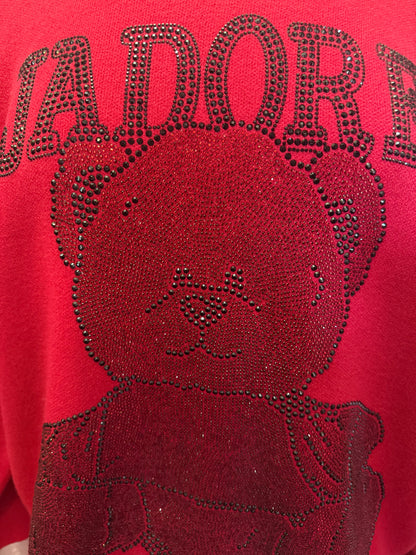 Rhinestone Teddy Sweater