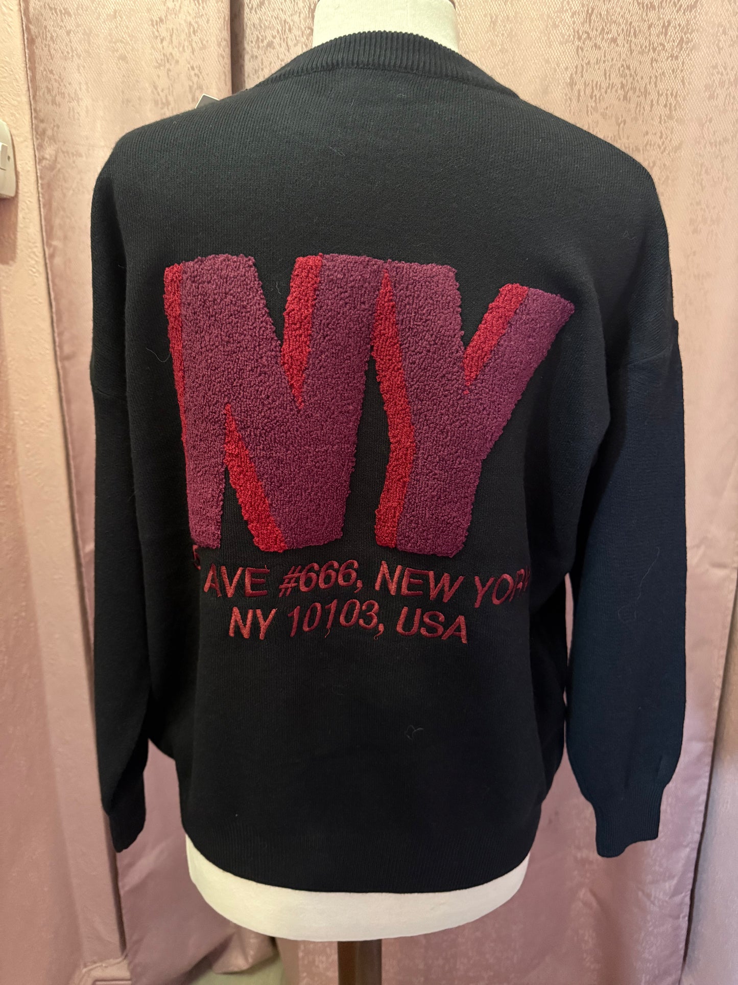 NY Graphic Knit Sweater