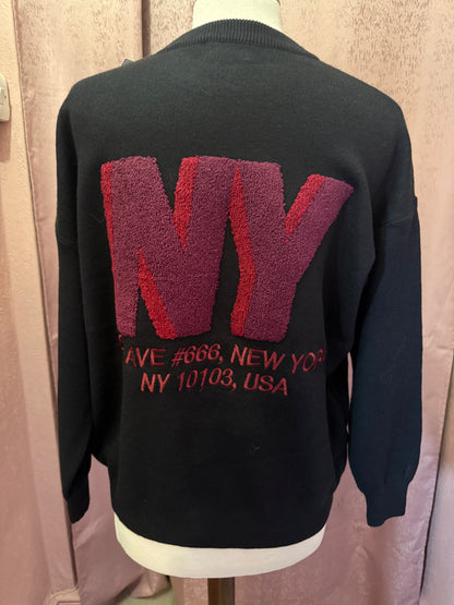 NY Graphic Knit Sweater