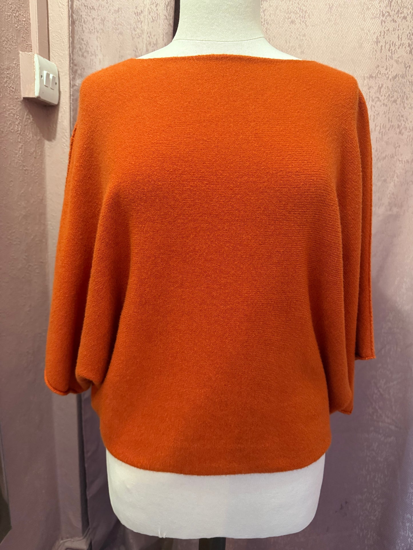 3/4 Sleeve Soft Knit Sweater