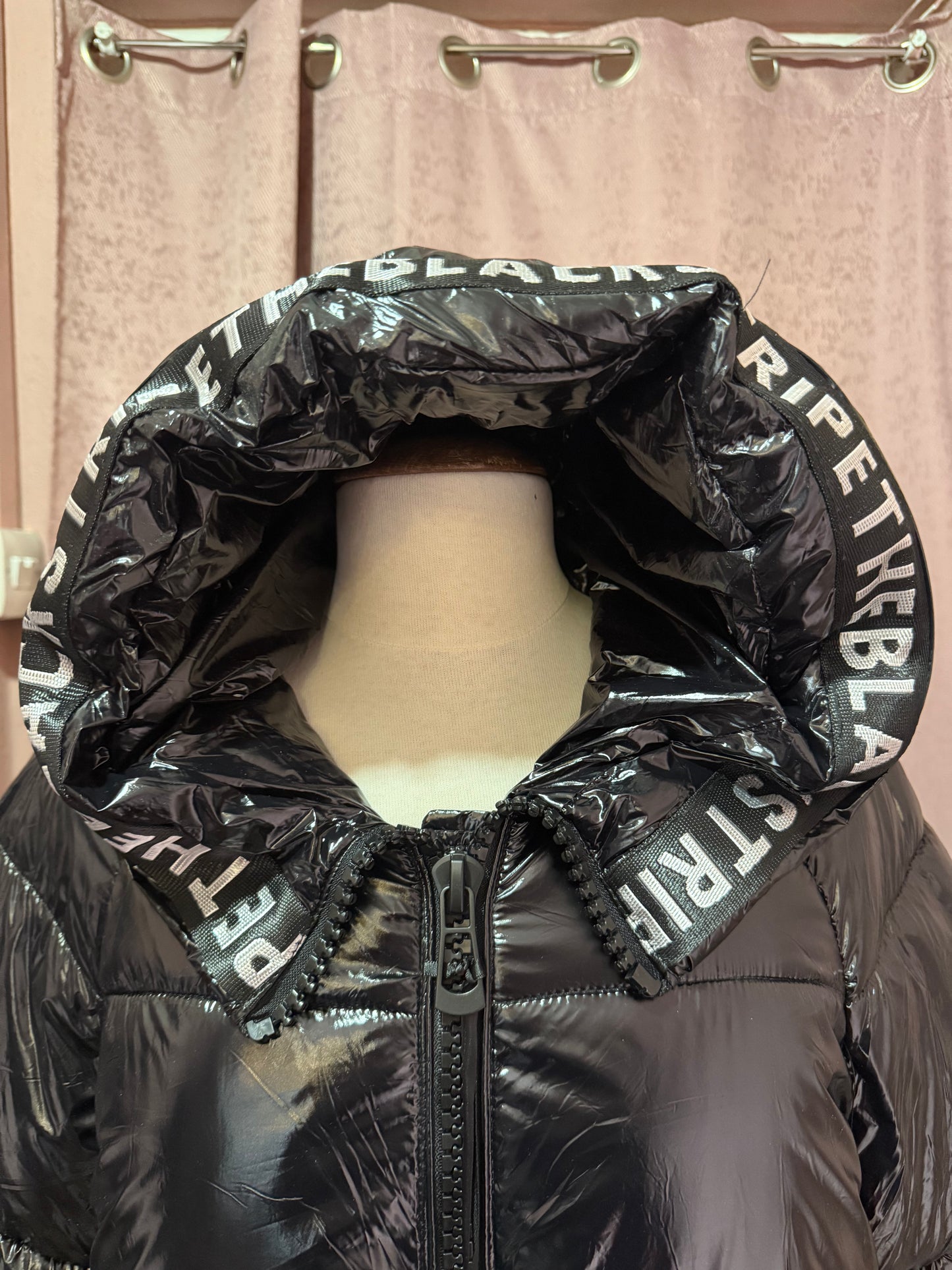 Oversized Black Long Puffer Jacket