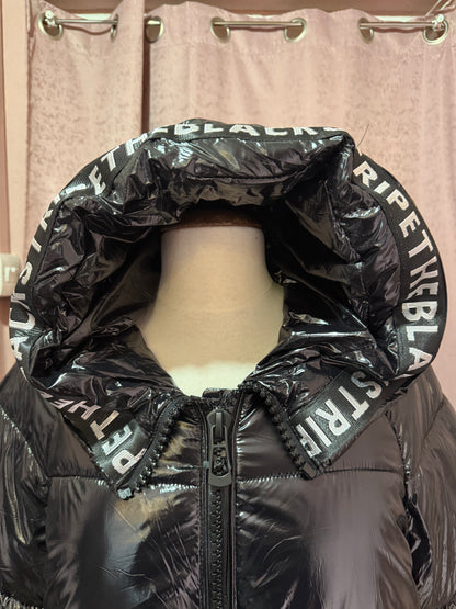 Oversized Black Long Puffer Jacket