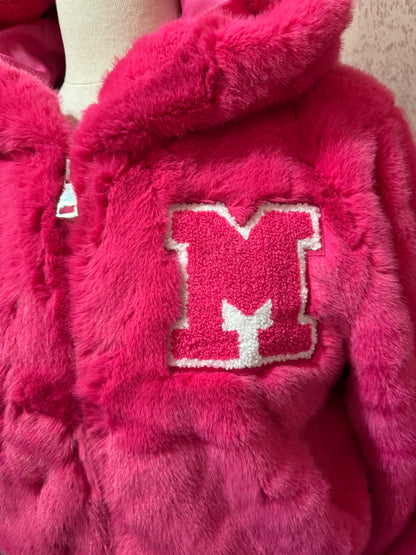 Pink Faux Fur Jacket